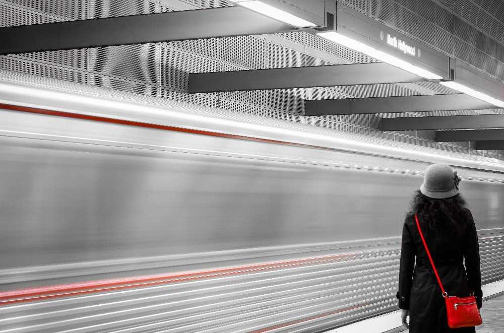 WAITING AT THE STATION